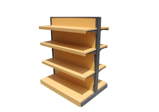 Factory Price Retail Grocery Store Wood Metal Display Supermarket Racks Shelf
