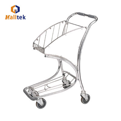 Airport Trolley For Intermational Airport Store With Basket