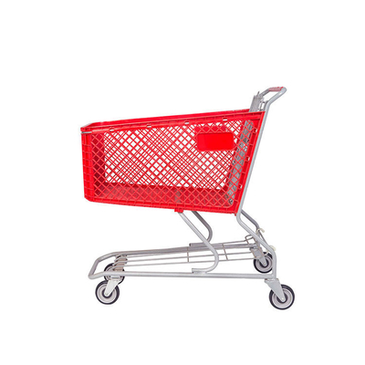 High Quality Customizable Half Plastic Foldable Shopping Trolley Cart