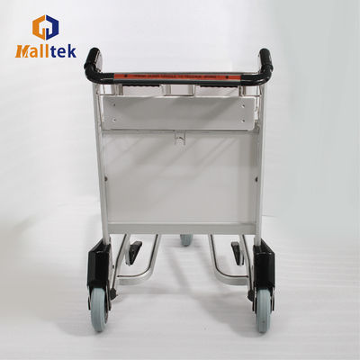 Aluminum Alloy Airport Luggage Trolley Using Airport With 3 Wheels
