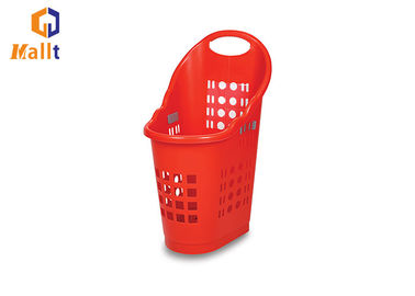 Floor Wheeling Supermarket Shopping Basket