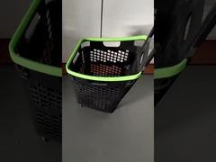 Venda Quente Cesto de Compras Leve de Plástico