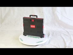 Carrinho de supermercado dobrável à mão com roda de PVC de plástico